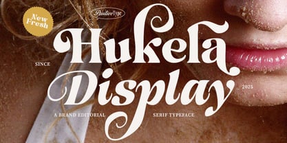 Hukela Display Font Poster 1