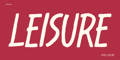 ATP Leisure Font Poster 1