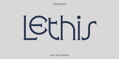 Lethis Font Poster 1