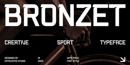 Bronzet Font Poster 1