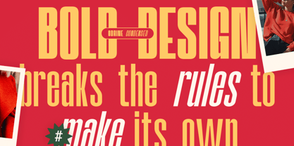 Odrine Font Poster 2