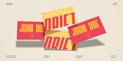 Odrine Font Poster 5