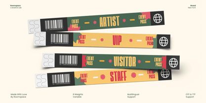 Odrine Font Poster 7