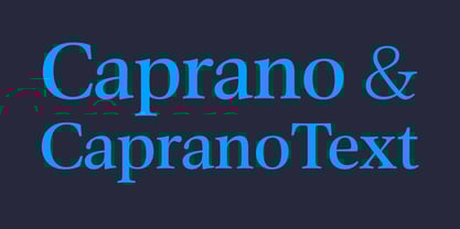 Caprano Font Poster 8