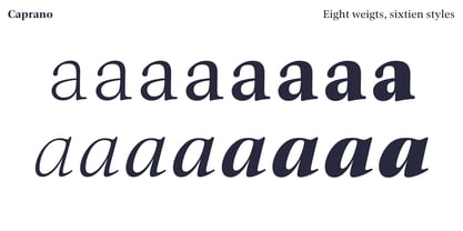 Caprano Font Poster 14
