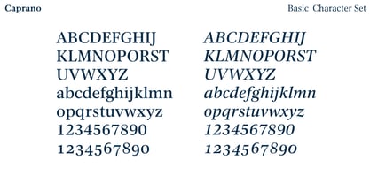 Caprano Font Poster 7