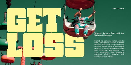 Witness Font Poster 8
