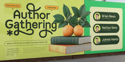 Nahila Font Poster 13