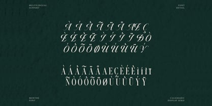 Monthe Font Poster 4