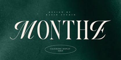 Monthe Font Poster 1