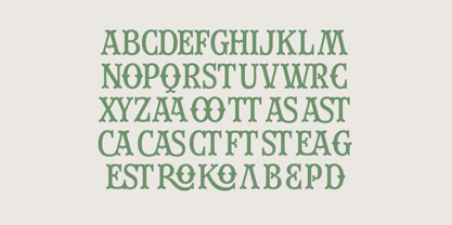 Westron Way Honor Font Poster 13