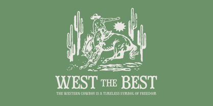 Westron Way Honor Font Poster 8