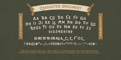 Sundance Cowboy Rough Font Poster 7