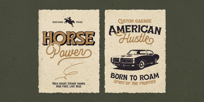 Sundance Cowboy Rough Font Poster 2