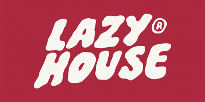 ATP Lazy House Font Poster 1