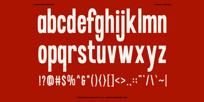 Mono Cremanio Font Poster 3