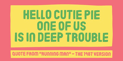 Rainblown Fields Font Poster 3
