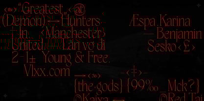 Kaixasena Font Poster 6