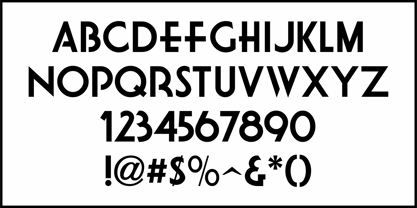 Jones Beach JNL Font Poster 3