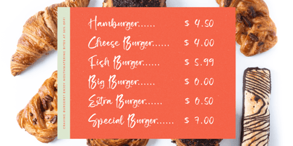 Fluffy Batter Font Poster 13