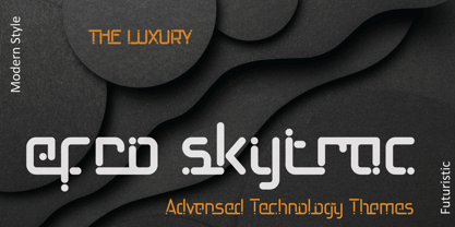 Axonemic Font Poster 2