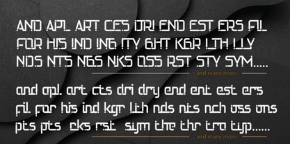 Axonemic Font Poster 9