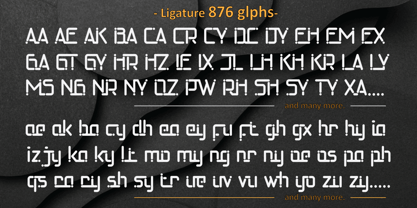 Axonemic Font Poster 8