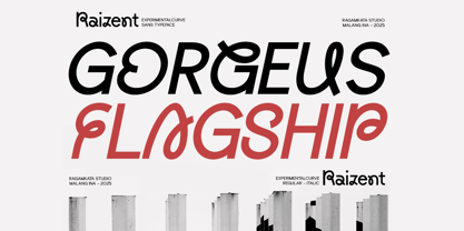 Raizent Font Poster 3