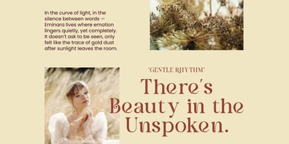 Eminara Font Poster 6