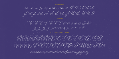 Belati Sophia Font Poster 8