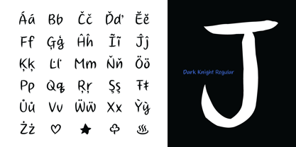 Dark Knight Font Poster 5