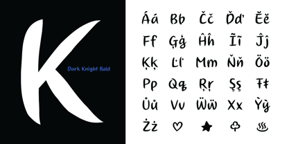 Dark Knight Font Poster 4