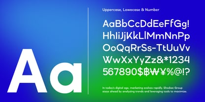 Gatte Modern Variable Font Poster 3