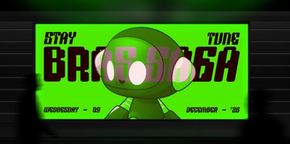 Robix Game Font Poster 6