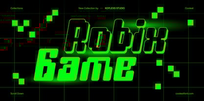 Robix Game Font Poster 1