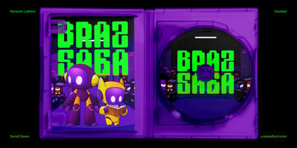 Robix Game Font Poster 3