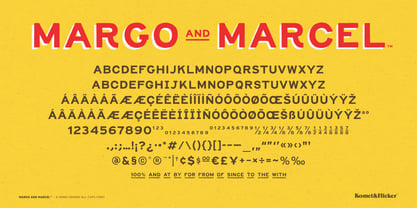 Margo and Marcel Font Poster 15