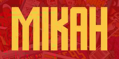 Mikah Display Font Poster 1