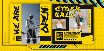 Aero Vault Font Poster 5