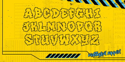 Aero Vault Font Poster 8