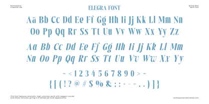 Elegra Font Poster 10