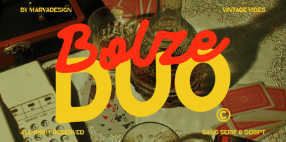 Bolze Font Poster 1