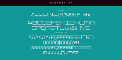 Rexus Cyber Font Poster 8