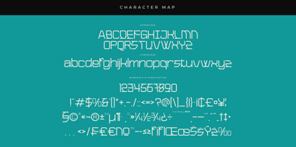 Rexus Cyber Font Poster 7