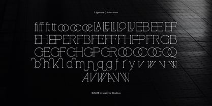 Farway Journal Font Poster 12