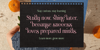 Through Culture Font Poster 6