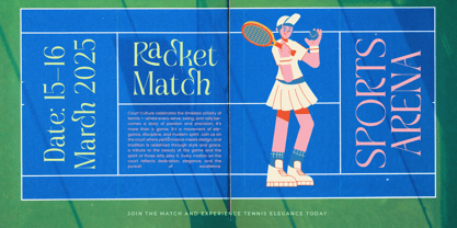 Through Culture Font Poster 4