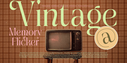 Through Culture Font Poster 11