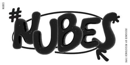 Nubes Font Poster 4
