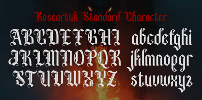 Roseartuk Font Poster 2